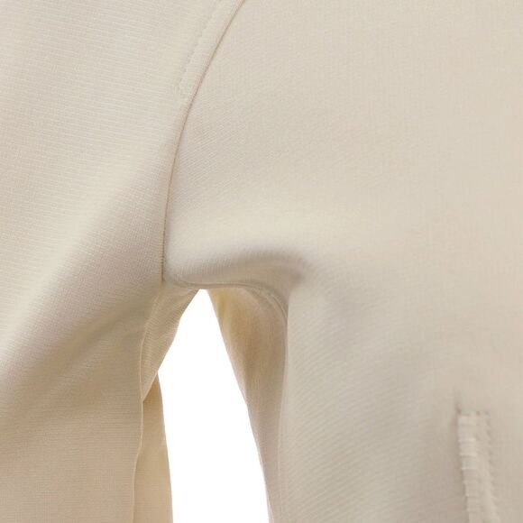 Hermes Women's Two Pocket Zip Up Raglan Jacket Viscose Blend Neutral - Picture 3 of 8